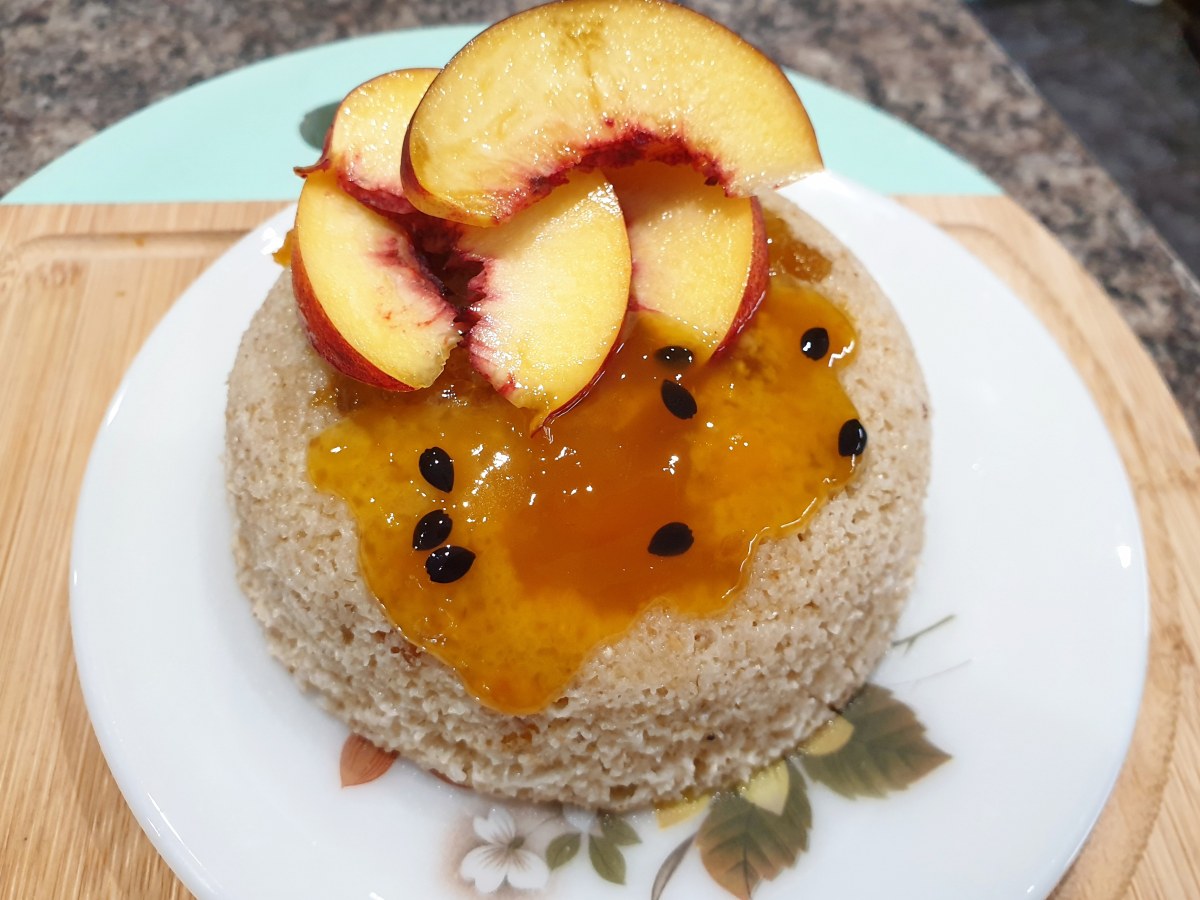 Peach & Passionfruit Microwave Oatbran…