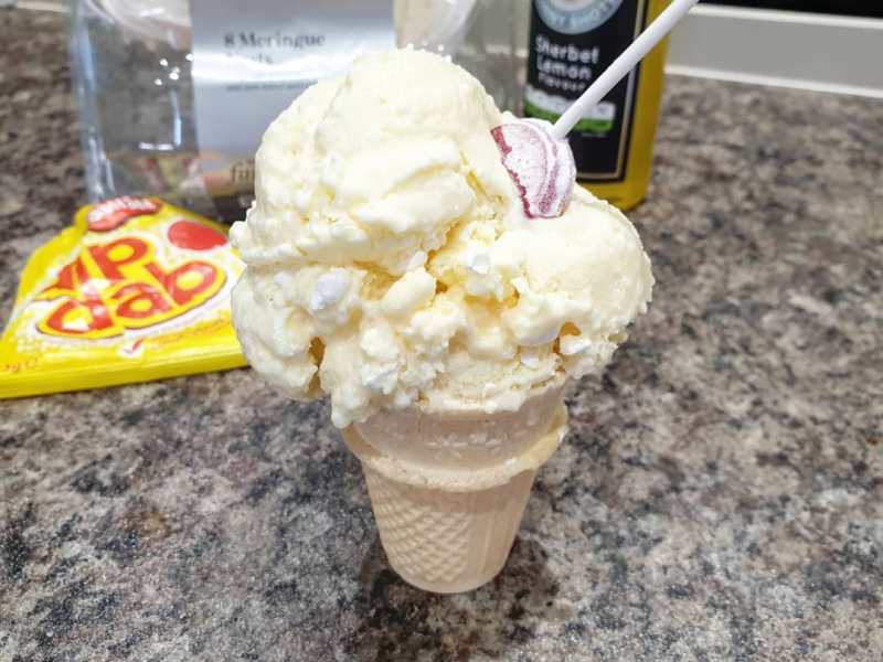 Sherbet Lemon Meringue Ice Cream…